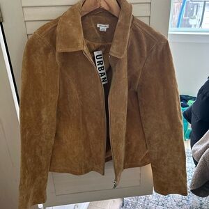 Urban Outfitters Tan Leather Jacket NWT